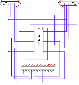 Schaltplan des Adapters