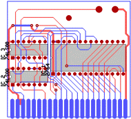 Platinenlayout für Modul