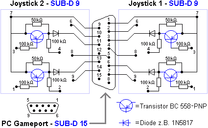 Schaltplan des Adapters